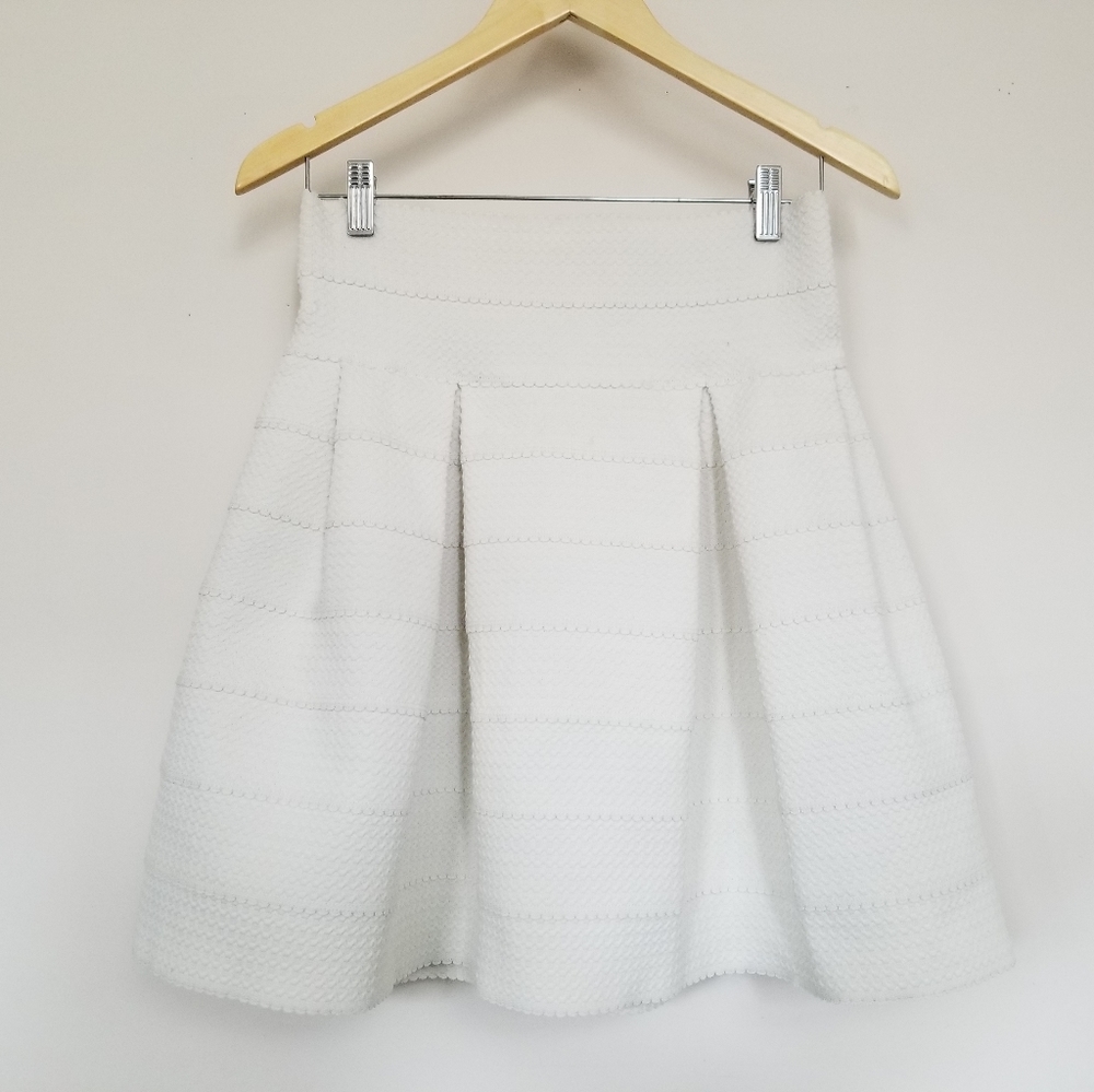 White bubble skirt